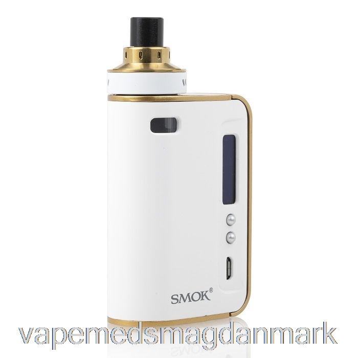 Vape Væske Smok Osub One 50w Tc Alt-i-én Kit Hvid / Guld